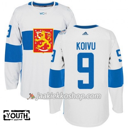 Suomi Pelipaita Mikko Koivu 9 2016 World Cup Lapsille Valkoinen Premier Paita